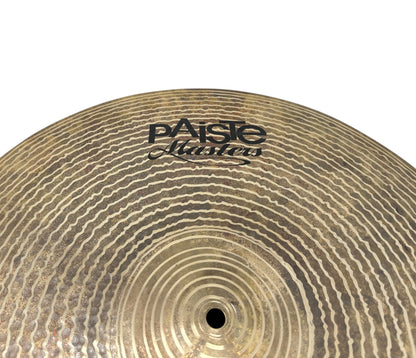 Pre Loved PAISTE 21" MASTERS DARK DRY RIDE CYMBAL