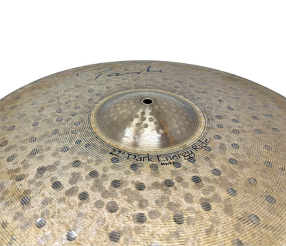 Pre Loved PAISTE 22" DARK ENERGY MK1 RIDE CYMBAL