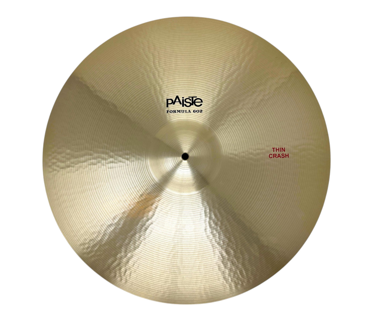 Pre Loved PAISTE 22" FORMULA 602 THIN CRASH CYMBAL