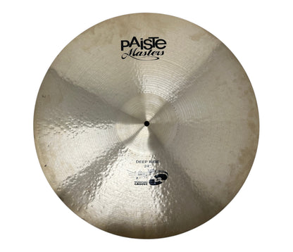 Pre Loved PAISTE 24" MASTERS J.R. ROBINSON SIGNATURE GROOVE DEEP RIDE