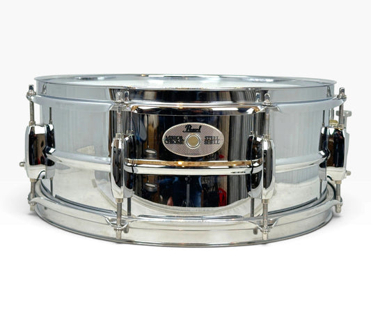 Pre Loved Pearl 14" x 5.5" Mirror Chrome Steel Snare Drum