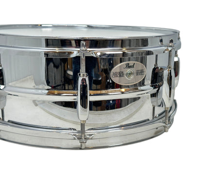 Pre Loved Pearl 14" x 5.5" Mirror Chrome Steel Snare Drum