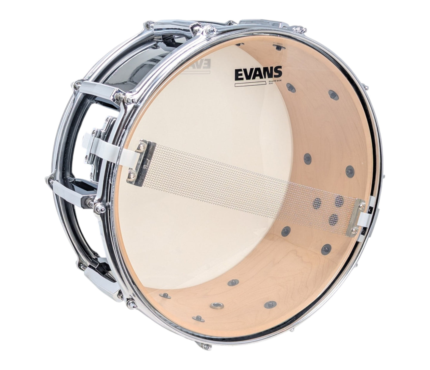 Pre Loved Pearl 14" x 6.5" Custom Classic Solid Shell Maple Snare Drum in Piano Black