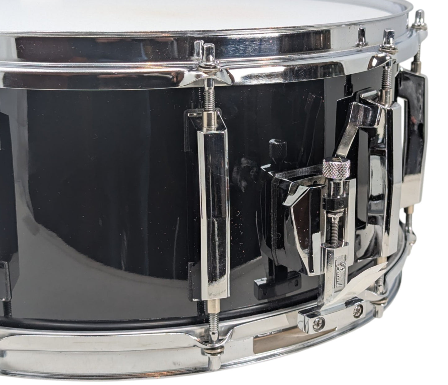 Pre Loved Pearl 14" x 6.5" Custom Classic Solid Shell Maple Snare Drum in Piano Black