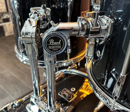 Pre Loved Pearl Export 22" 4-Piece Shell Pack in Jet Black