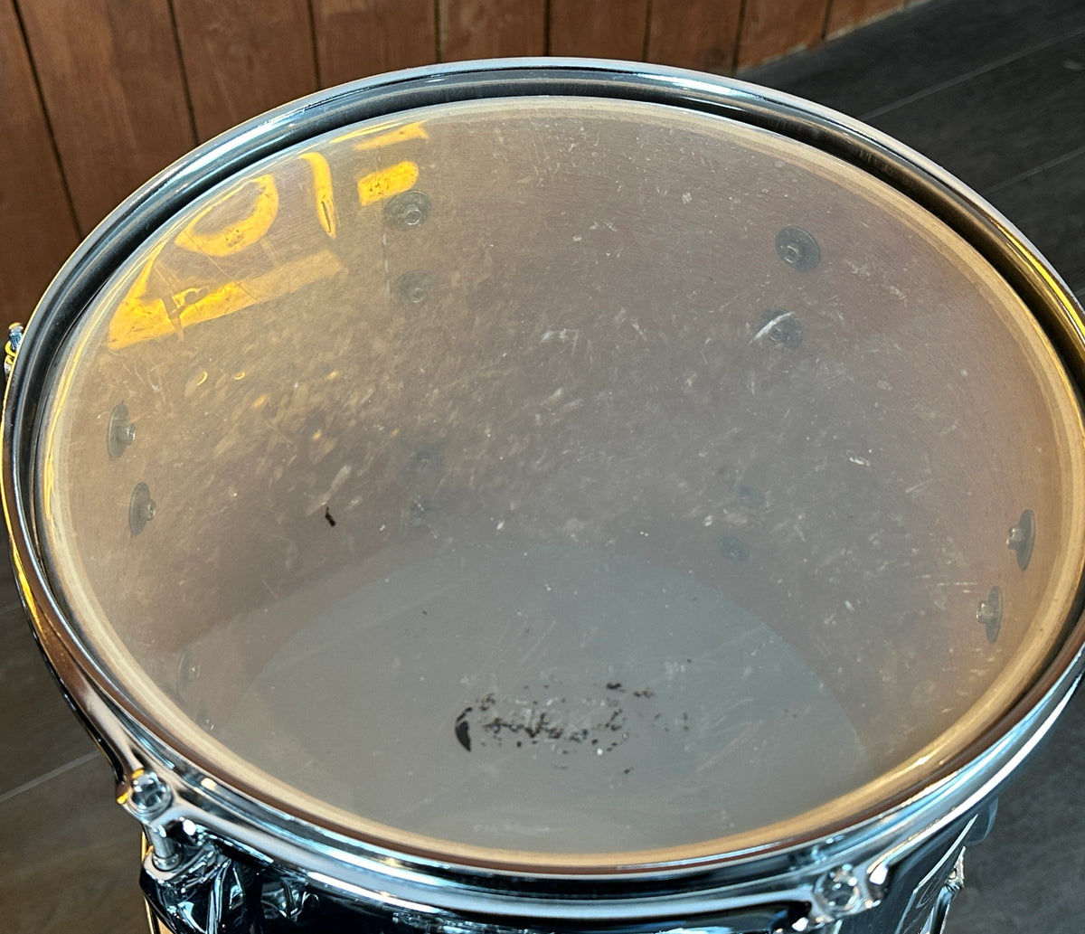 Pre Loved Pearl Export 22" 4-Piece Shell Pack in Jet Black