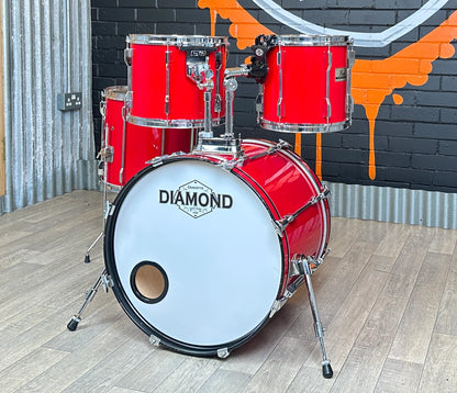 Pre Loved Pearl Export Pro Series 20" 4 Piece Shell Pack in Red