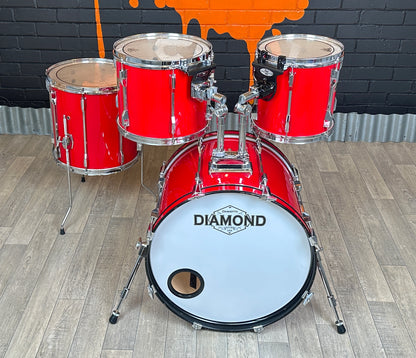 Pre Loved Pearl Export Pro Series 20" 4 Piece Shell Pack in Red