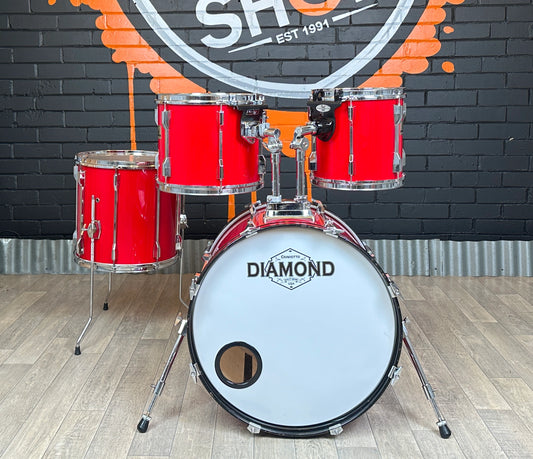 Pre Loved Pearl Export Pro Series 20" 4 Piece Shell Pack in Red