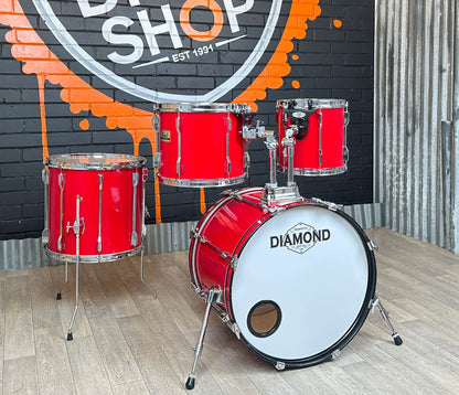 Pre Loved Pearl Export Pro Series 20" 4 Piece Shell Pack in Red