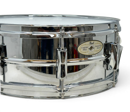 Pre Loved Pearl Sensitone Steel 14" x 5.5" Snare Drum