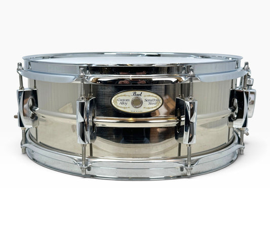 Pre Loved Pearl Sensitone Steel 14" x 6.5" Snare Drum