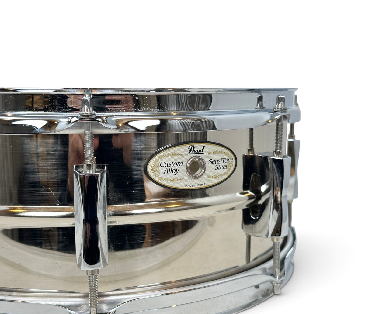 Pre Loved Pearl Sensitone Steel 14" x 6.5" Snare Drum
