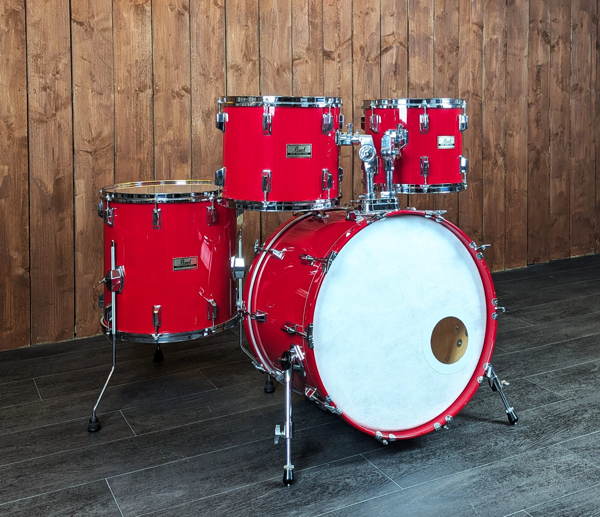 Pre Loved Pearl World Series 22" 4-Piece Shell Pack in Red