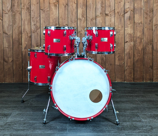 Pre Loved Pearl World Series 22" 4-Piece Shell Pack in Red