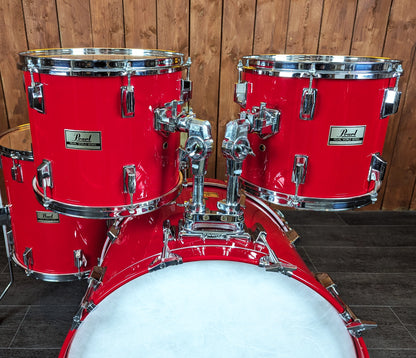 Pre Loved Pearl World Series 22" 4-Piece Shell Pack in Red