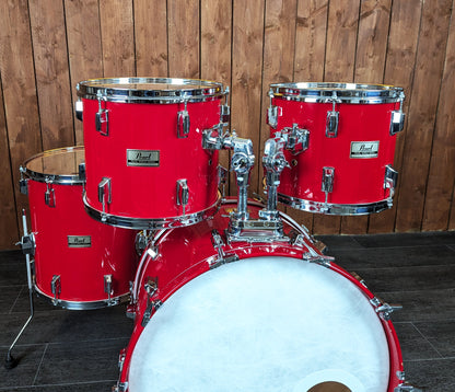 Pre Loved Pearl World Series 22" 4-Piece Shell Pack in Red