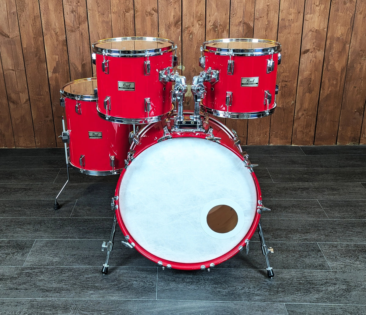 Pre Loved Pearl World Series 22" 4-Piece Shell Pack in Red