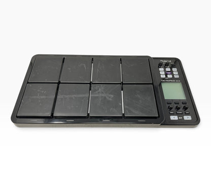 Pre Loved Roland Octapad SPD-30 black eight-pad unit angled front view