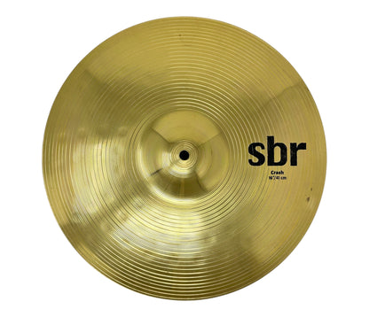 Pre-loved Sabian SBR 16-inch Crash cymbal – top view