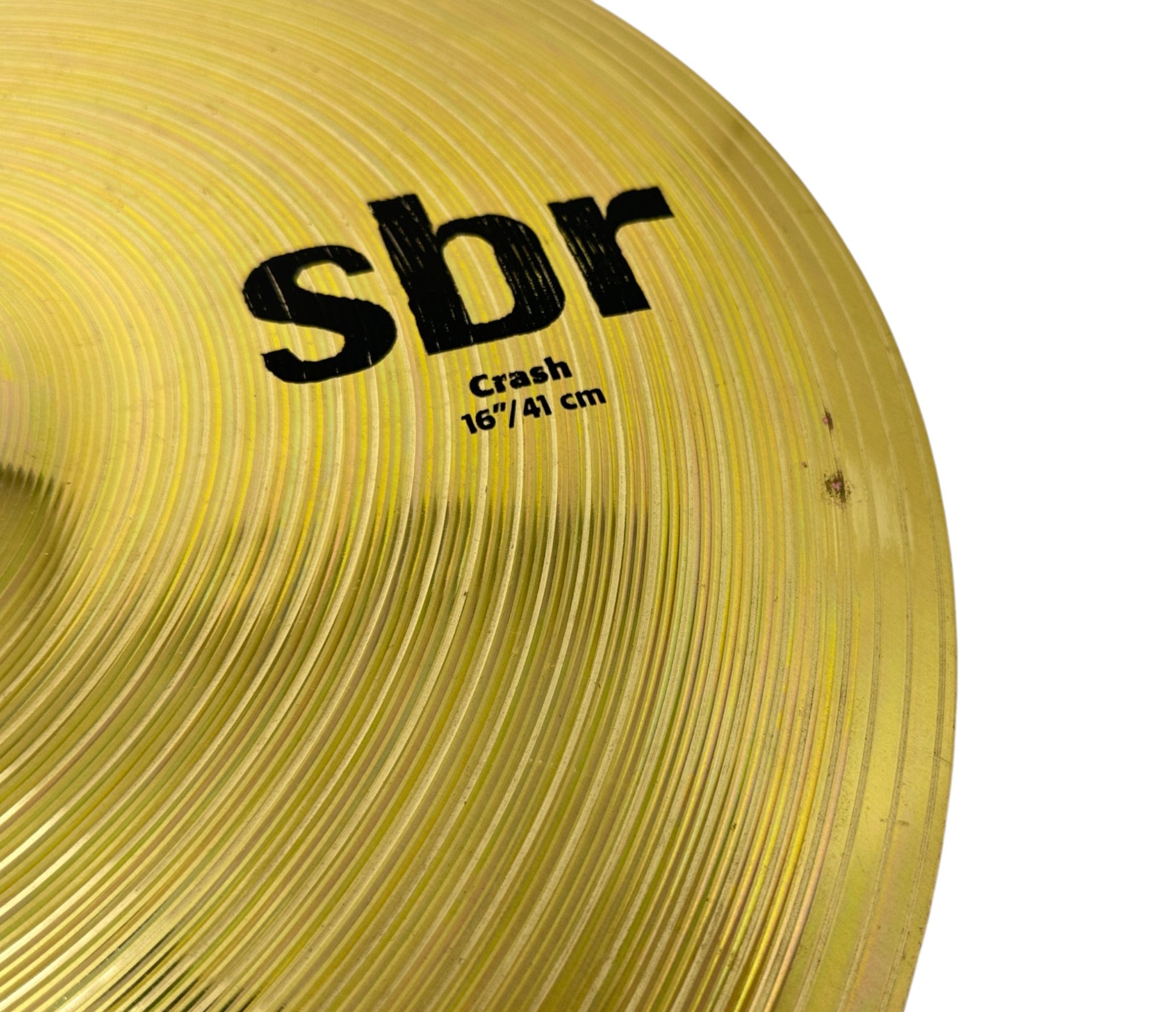 Sabian SBR 16-inch Crash logo and surface detail