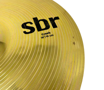 Sabian SBR 16-inch Crash logo and surface detail
