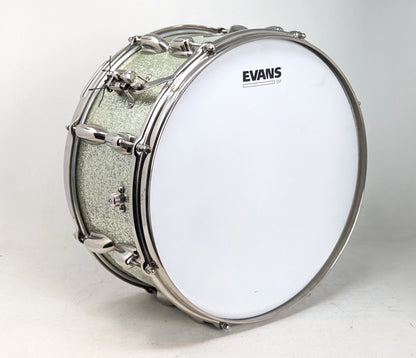 Pre Loved Slingerland 14" x 7" Hollywood Ace Mahogany Snare Drum in Silver Sparkle