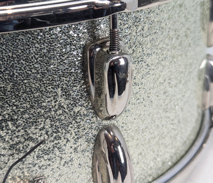 Pre Loved Slingerland 14" x 7" Hollywood Ace Mahogany Snare Drum in Silver Sparkle