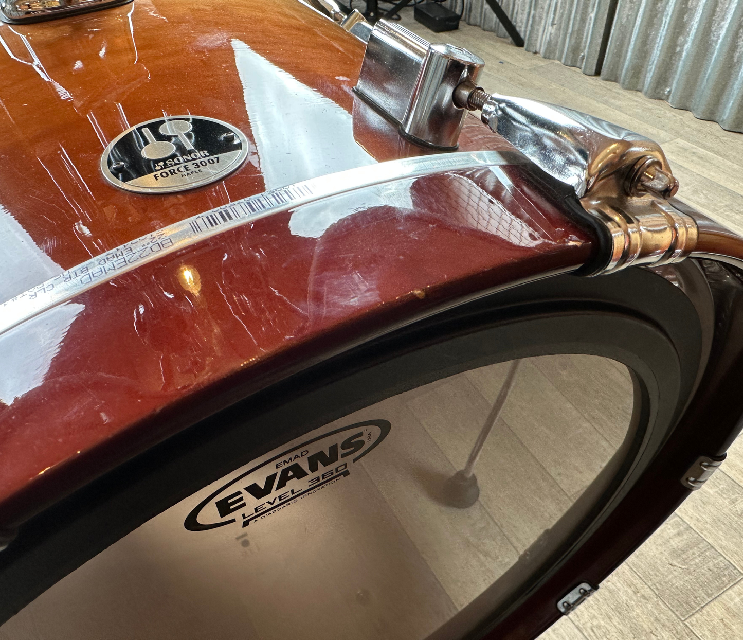 Pre Loved Sonor Force 3007 22" 4-Piece Shell Pack in Autumn Fade