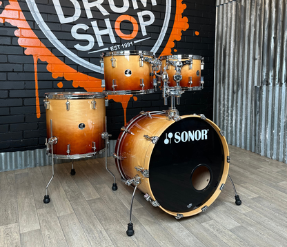 Pre Loved Sonor Force 3007 22" 4-Piece Shell Pack in Autumn Fade