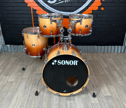 Pre Loved Sonor Force 3007 22" 4-Piece Shell Pack in Autumn Fade