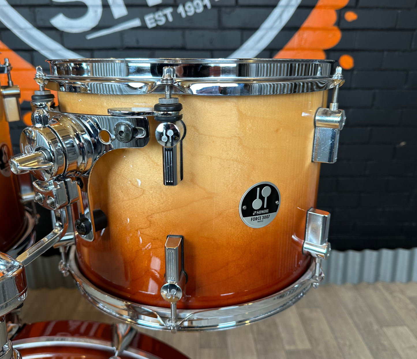 Pre Loved Sonor Force 3007 22" 4-Piece Shell Pack in Autumn Fade