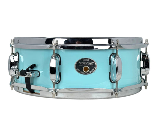 Pre Loved Tama Silverstar 14" x 5" Snare Drum in Aqua