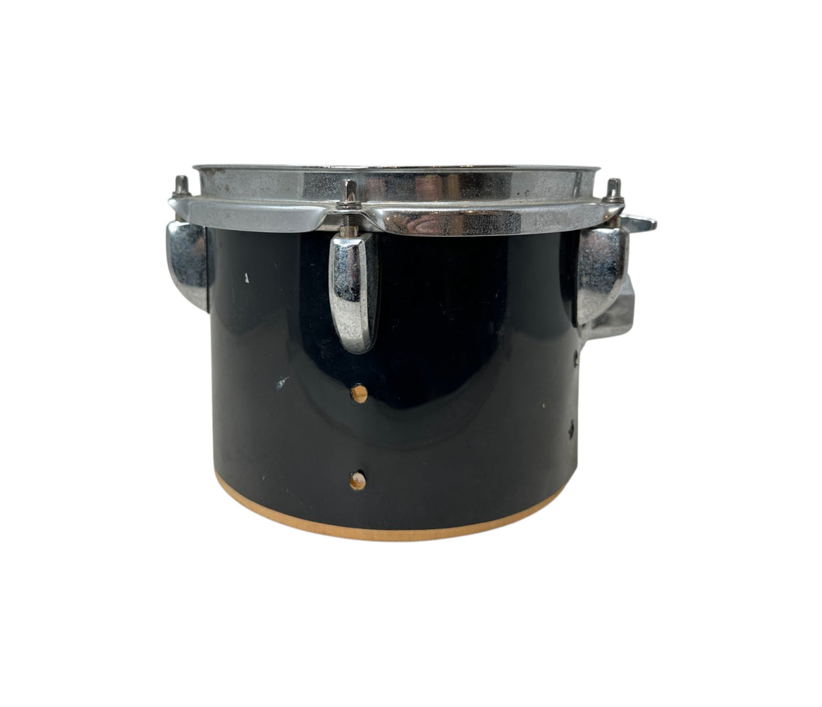 Pre Loved Unbranded 8" x 6" Black Gloss Tom for Drum Builders