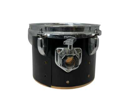 Pre Loved Unbranded 8" x 6" Black Gloss Tom for Drum Builders