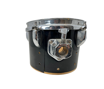 Pre Loved Unbranded 8" x 6" Black Gloss Tom for Drum Builders