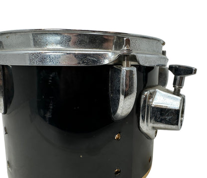 Pre Loved Unbranded 8" x 6" Black Gloss Tom for Drum Builders
