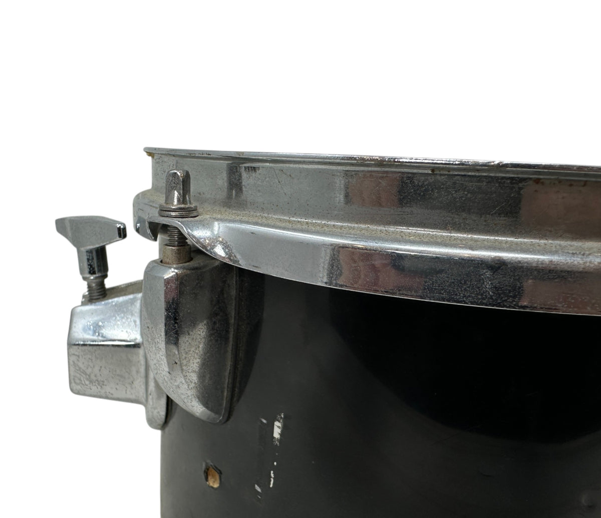 Pre Loved Unbranded 8" x 6" Black Gloss Tom for Drum Builders