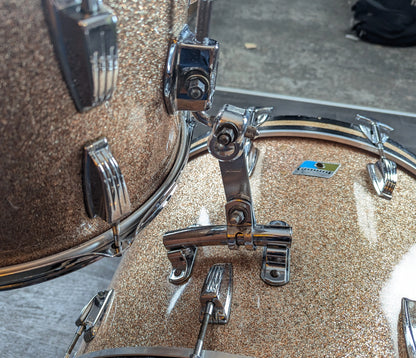 Pre Loved Vintage Ludwig 22" 3-Piece Shell Pack in Champagne Sparkle – Circa 1974
