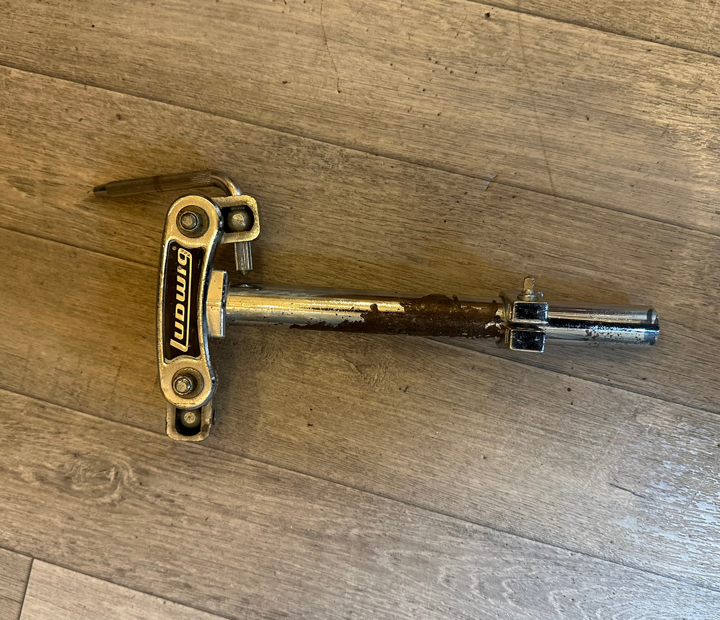 Pre Loved Vintage Ludwig 3 Piece Shell Pack In Maple Thermogloss Lacquer - Blue Olive Badge