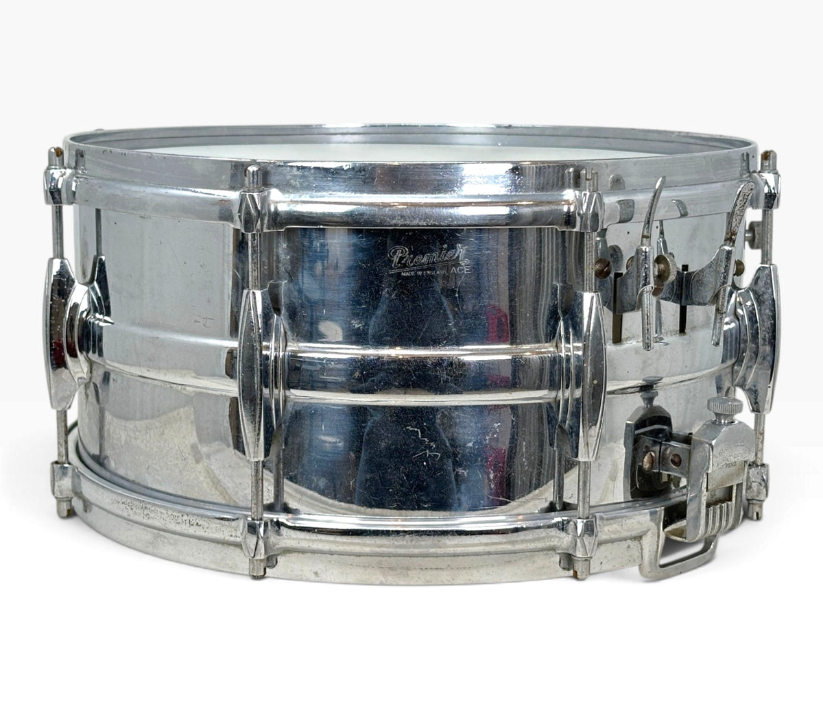 Pre Loved Vintage Premier 14" x 6.5" Steel Snare Drum