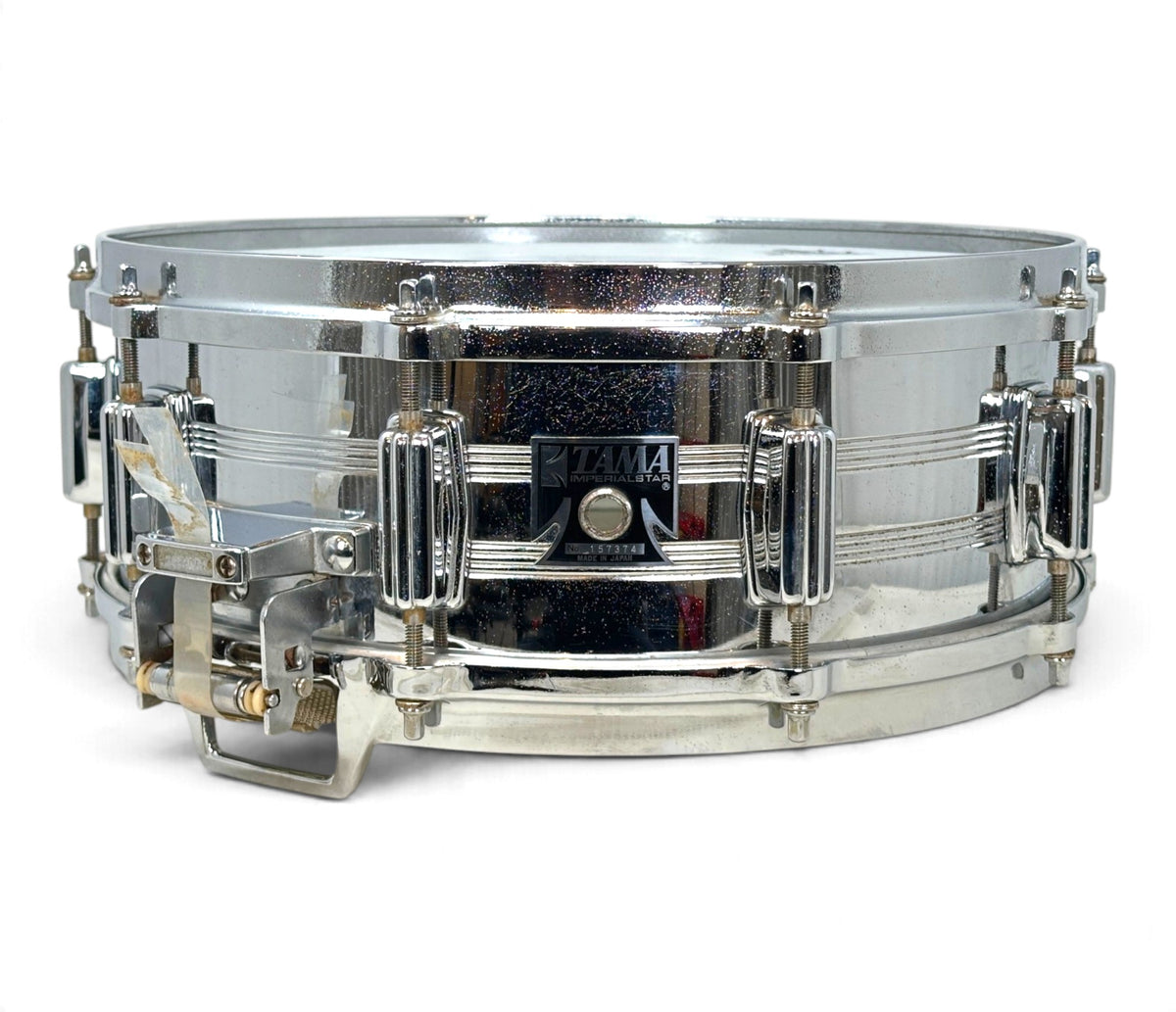 Pre Loved Vintage Tama Imperialstar King Beat 14" x 6.5" Snare Drum - Chrome Over Steel