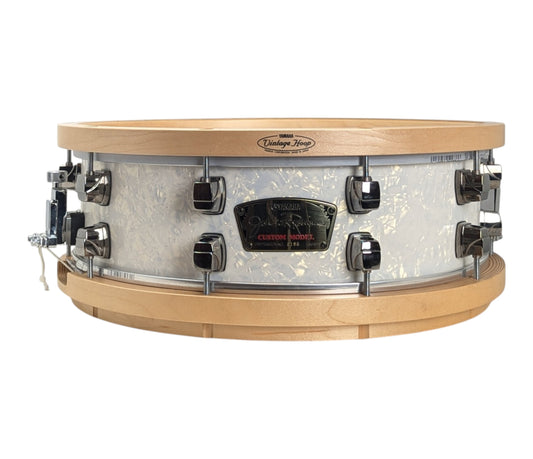 Pre Loved Yamaha 15" x 5" JR Robinson Signature Snare Drum w/ Wood Hoops - Signed By JR