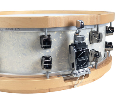 Pre Loved Yamaha 15" x 5" JR Robinson Signature Snare Drum w/ Wood Hoops - Signed By JR