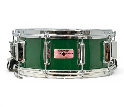 Pre Loved Yamaha 9000 Recording Series 14" x 5" Snare Drum in Emerald Green 1980s