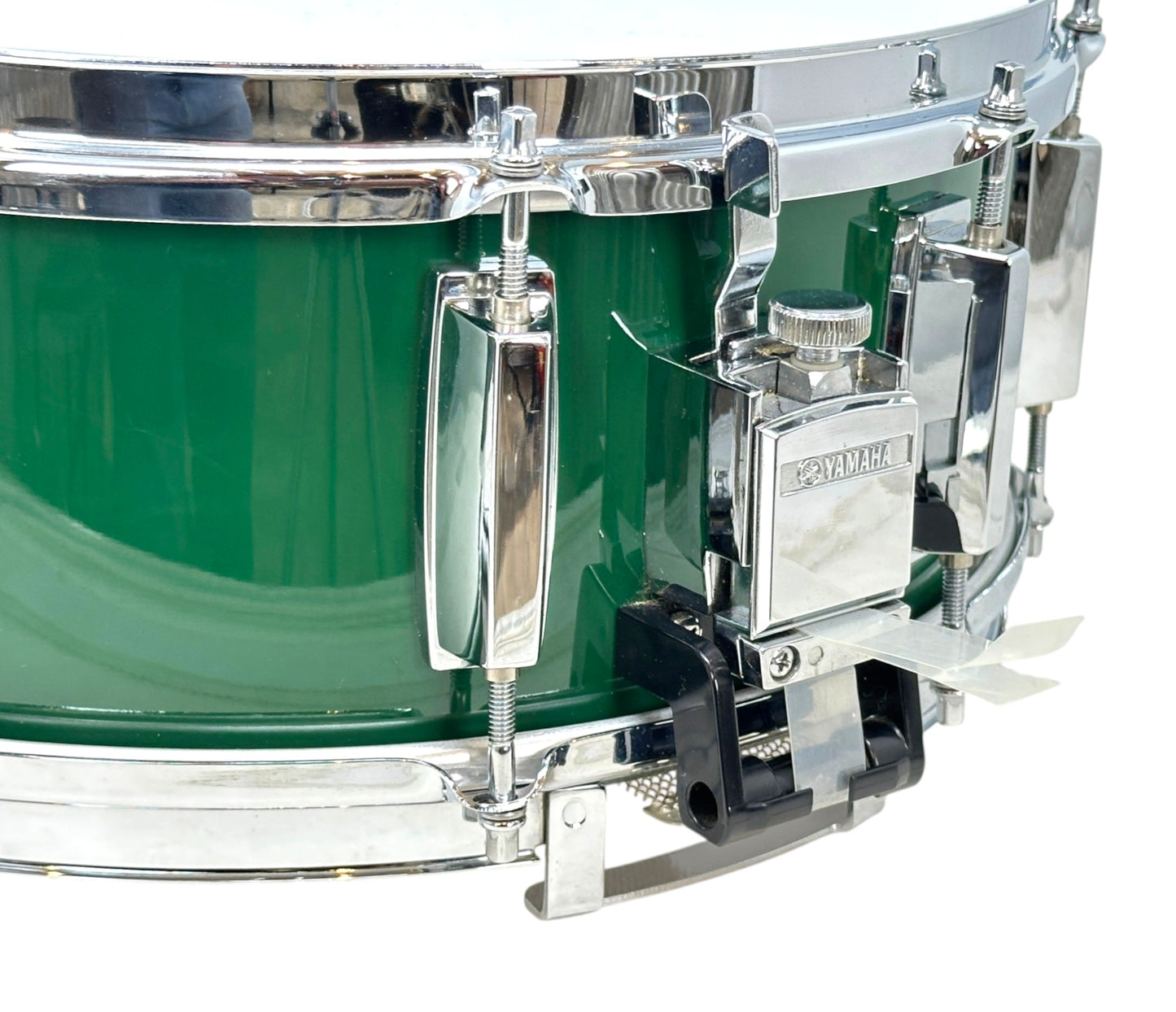 Pre Loved Yamaha 9000 Recording Series 14" x 5" Snare Drum in Emerald Green 1980s