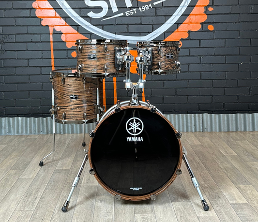 Pre Loved Yamaha Live Custom Hybrid Oak 18" 4-Piece Shell Pack in Uzu Natural