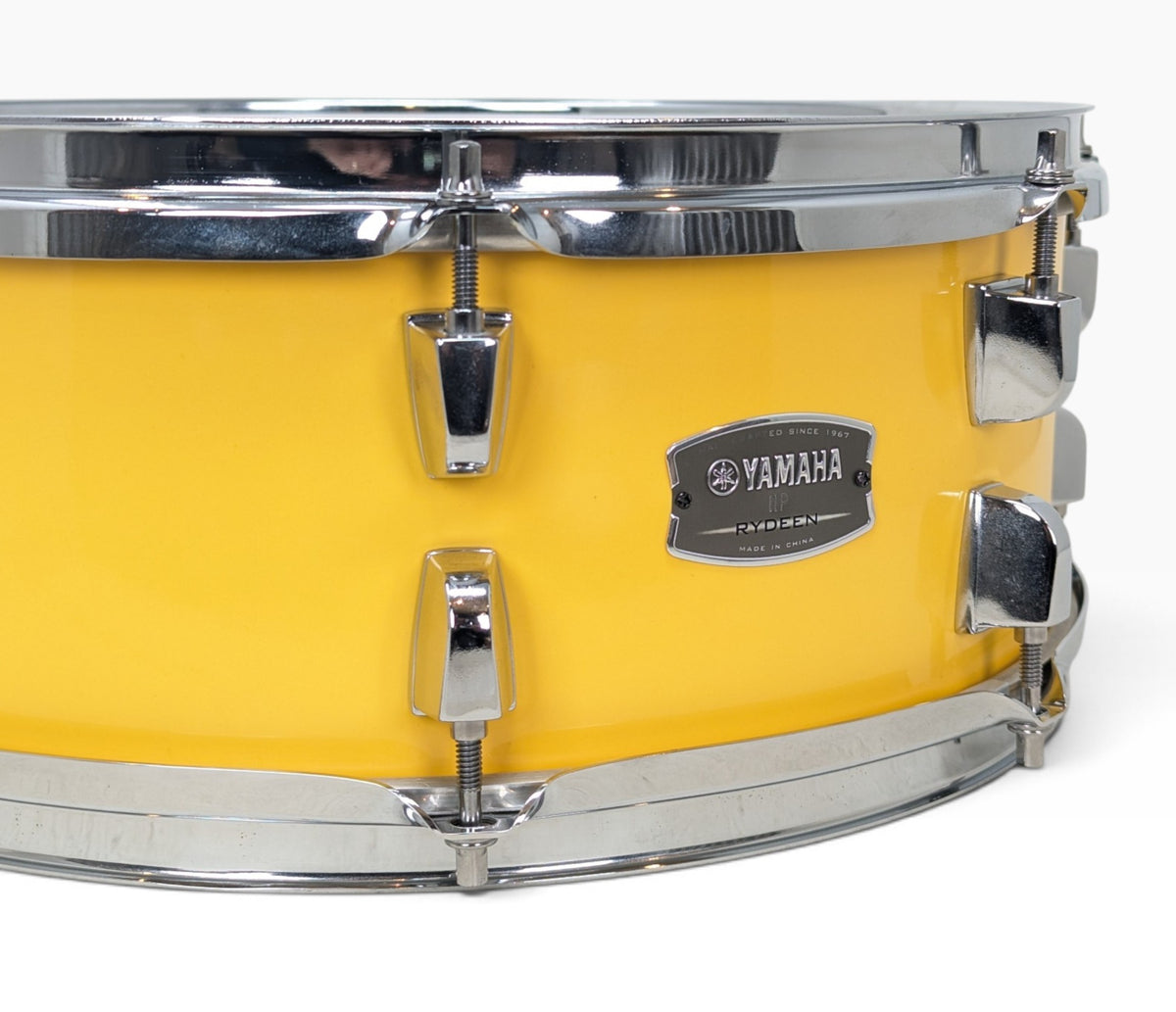 Pre Loved Yamaha Rydeen 14" x 5.5" Snare Drum in Mellow Yellow