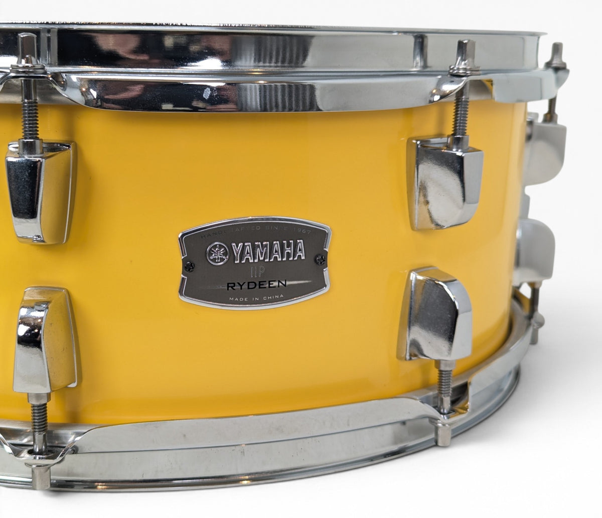Pre Loved Yamaha Rydeen 14" x 5.5" Snare Drum in Mellow Yellow