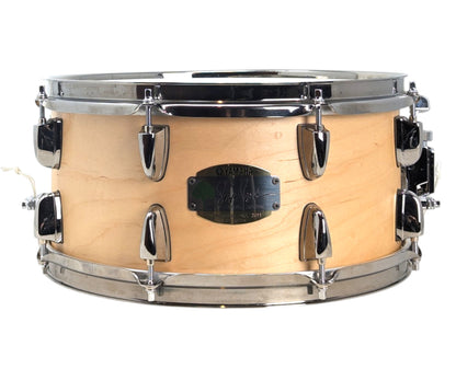 Pre Loved Yamaha Steve Jordan Signature 13" x 6.5" Maple Snare Drum in Natural Finish w/ Nickel Fittings